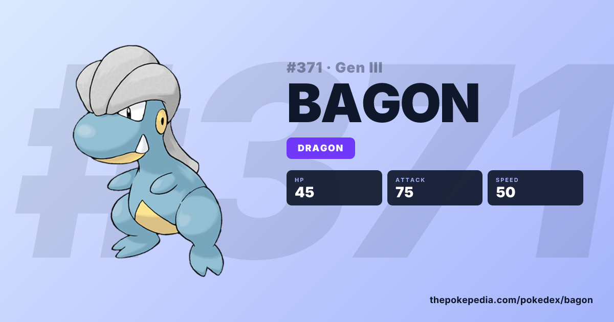 Bagon in Pokemon Moon – Moves, Sprites, Locations | Pokepedia
