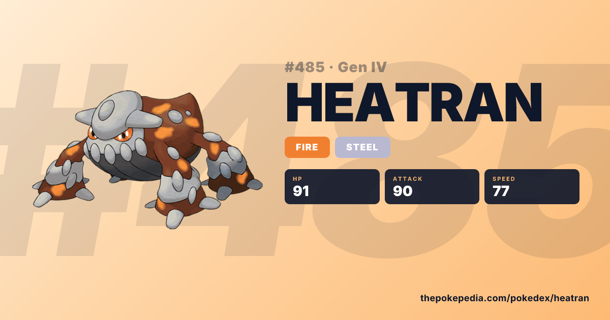 Pokemon Rumble Heatran Heatran in Champions – Moves, Sprites, Locations | Pokepedia