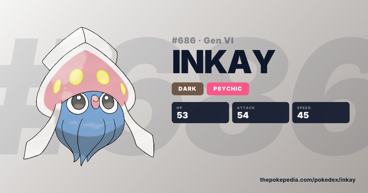 Inkay in Mega Dimension – Moves, Sprites, Locations | Pokepedia