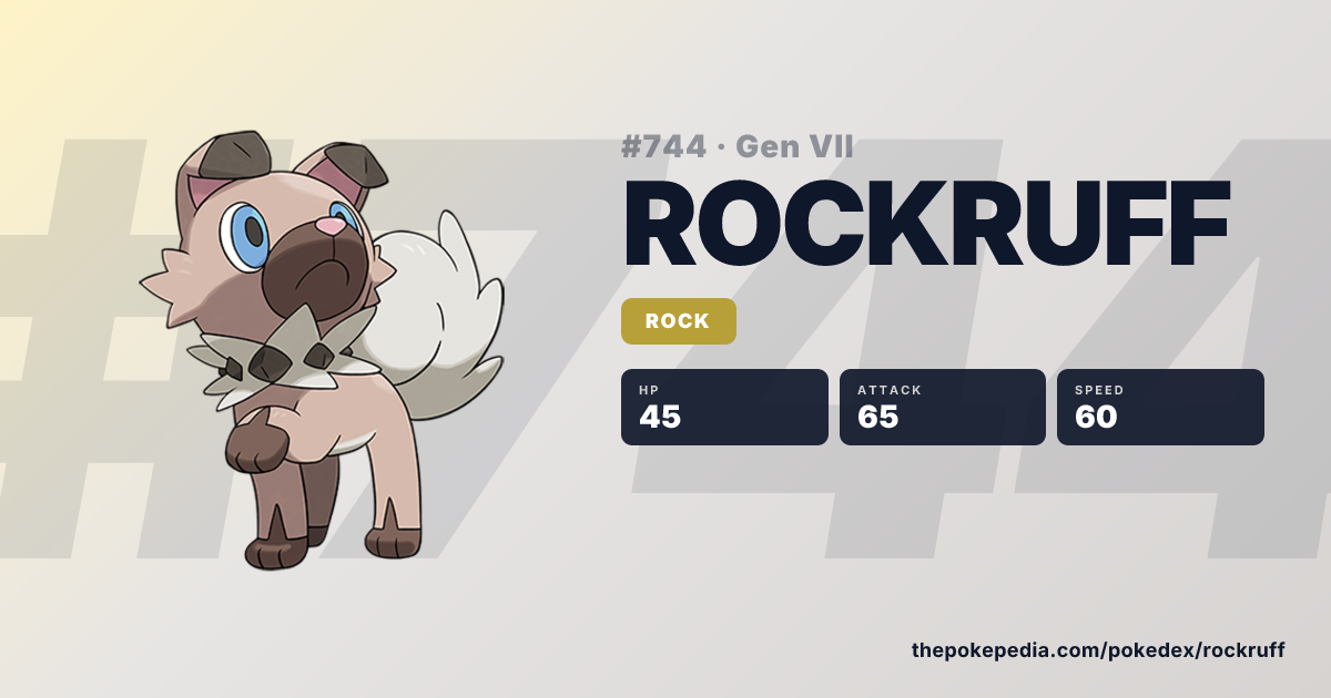 Rock Ruff Ex Rockruff in Pokemon Violet – Moves, Sprites, Locations | Pokepedia