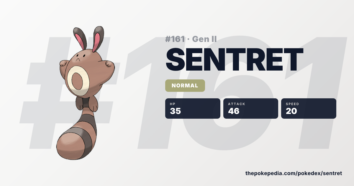 Sentreet Sentret in Pokemon SoulSilver – Moves, Sprites, Locations | Pokepedia