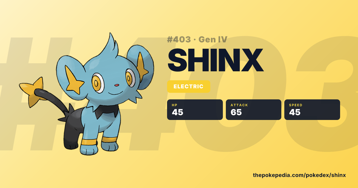 Shinx in Pokemon X – Moves, Sprites, Locations | Pokepedia