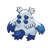 Abomasnow shiny back-facing sprite from Pokémon White