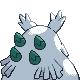 Abomasnow back-facing sprite from Pokémon Diamond