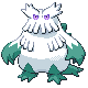 Abomasnow front-facing sprite from Pokémon Diamond