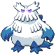 Abomasnow shiny front-facing sprite from Pokémon Diamond