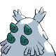 Abomasnow back-facing sprite from Pokémon HeartGold