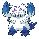 Abomasnow shiny front-facing sprite from Pokémon HeartGold