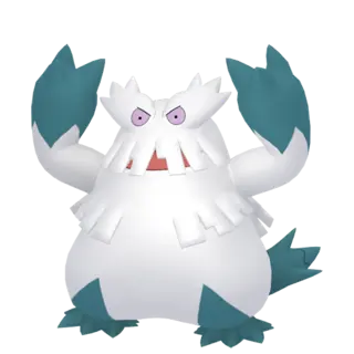 Abomasnow front-facing sprite from Pokémon Brilliant Diamond