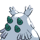 Abomasnow back-facing sprite from Pokémon Platinum
