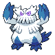 Abomasnow shiny front-facing sprite from Pokémon Platinum