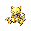 Abra shiny front-facing sprite from Pokémon Emerald
