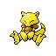 Abra front-facing sprite from Pokémon FireRed