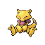 Abra shiny front-facing sprite from Pokémon FireRed