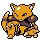Abra front-facing sprite from Pokémon Gold