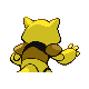 Abra back-facing sprite from Pokémon HeartGold