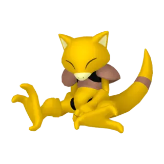 Abra front-facing sprite from Pokémon Shield