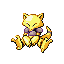 Abra shiny front-facing sprite from Pokémon Ruby