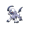 Absol front-facing sprite from Pokémon Black 2