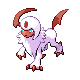 Absol shiny front-facing sprite from Pokémon Diamond