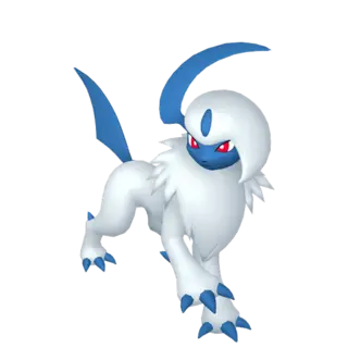 Absol front-facing sprite from Champions