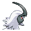 Absol back-facing sprite from Pokémon Ruby