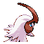 Absol shiny back-facing sprite from Pokémon Ruby