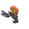 Accelgor shiny back-facing sprite from Pokémon White