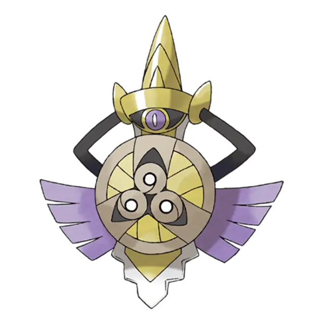 Aegislash, the Royal Sword Pokémon — Steel/Ghost-type Pokémon official artwork
