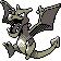 Aerodactyl front-facing sprite from Pokémon Crystal