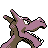Aerodactyl back-facing sprite from Pokémon Gold