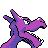 Aerodactyl shiny back-facing sprite from Pokémon Gold