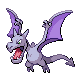 Aerodactyl front-facing sprite from Pokémon SoulSilver