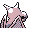 Aerodactyl back-facing sprite from Pokémon Red