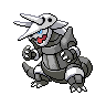 Aggron front-facing sprite from Pokémon White