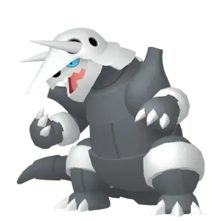 Aggron front-facing sprite from Pokémon XD: Gale of Darkness