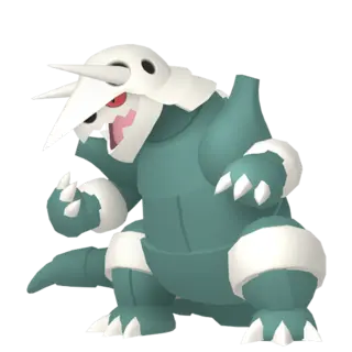 Aggron shiny front-facing sprite from Pokémon XD: Gale of Darkness