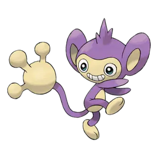 Aipom official artwork