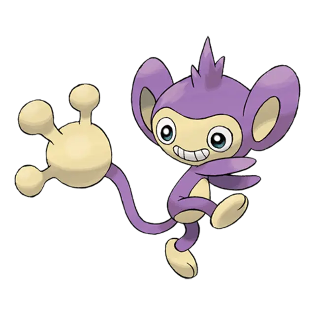Aipom, the Long Tail Pokémon — Normal-type Pokémon official artwork