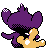 Aipom back-facing sprite from Pokémon Crystal