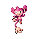 Aipom shiny front-facing sprite from Pokémon Diamond