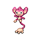 Aipom shiny front-facing sprite from Pokémon HeartGold