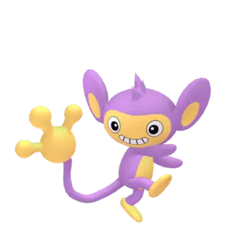 Aipom front-facing sprite from Pokémon Scarlet/Violet: The Teal Mask