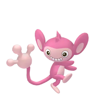 Aipom shiny front-facing sprite from Pokémon Scarlet/Violet: The Teal Mask