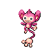 Aipom shiny front-facing sprite from Pokémon Platinum
