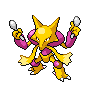 Alakazam shiny front-facing sprite from Pokémon White 2