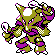 Alakazam shiny front-facing sprite from Pokémon Crystal