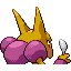 Alakazam shiny back-facing sprite from Pokémon FireRed