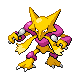 Alakazam shiny front-facing sprite from Pokémon HeartGold