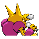 Alakazam shiny back-facing sprite from Pokémon Platinum